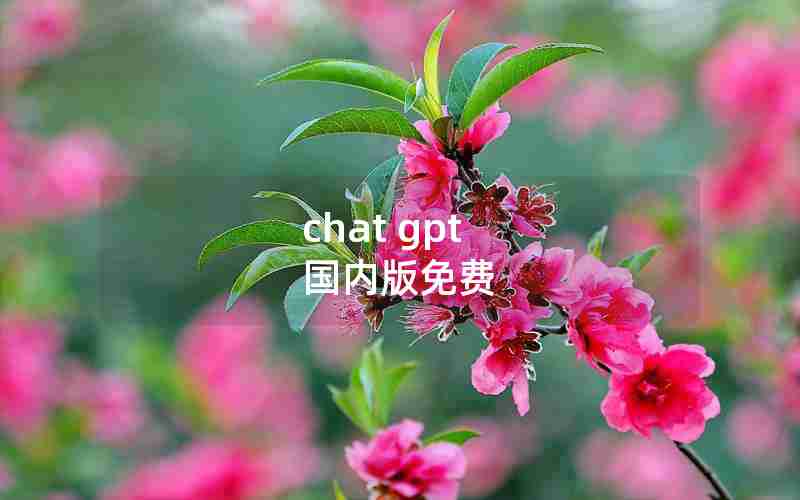 chat gpt 国内版免费