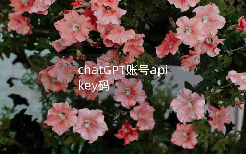 chatGPT账号apikey码