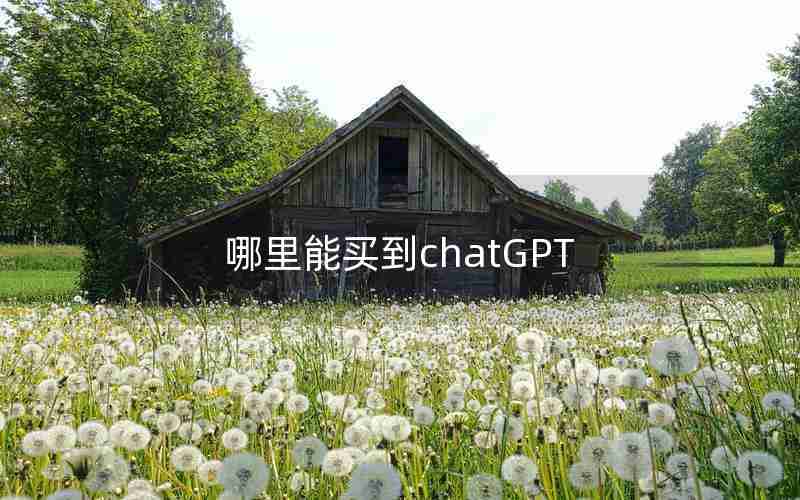 哪里能买到chatGPT