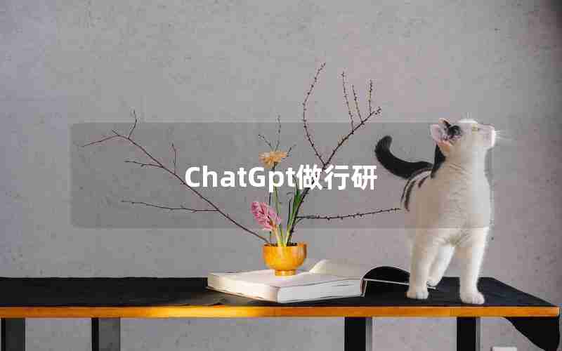 ChatGpt做行研