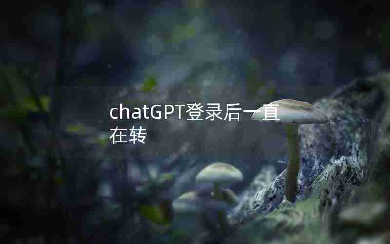 chatGPT登录后一直在转