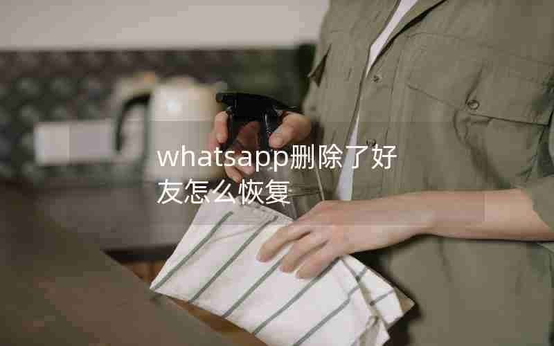 whatsapp删除了好友怎么恢复