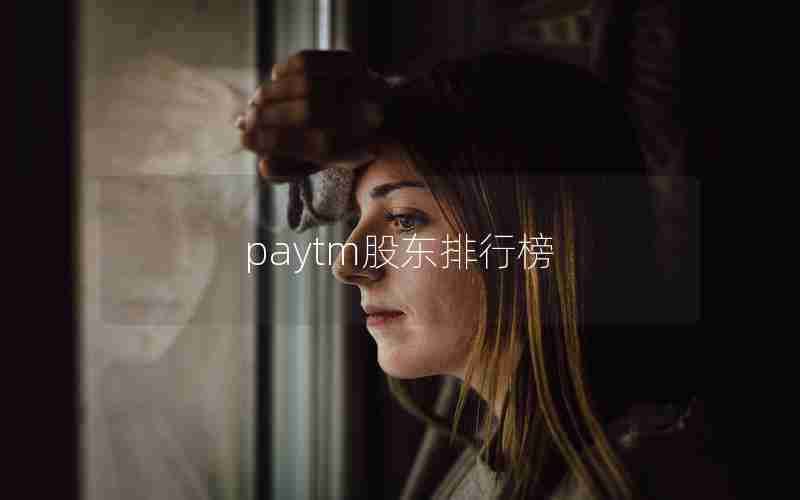 paytm股东排行榜