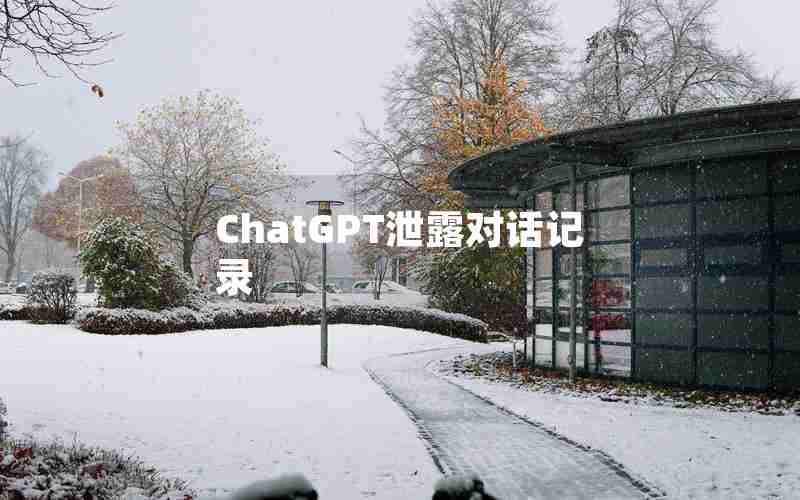 ChatGPT泄露对话记录