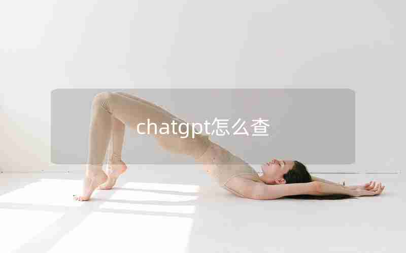 chatgpt怎么查