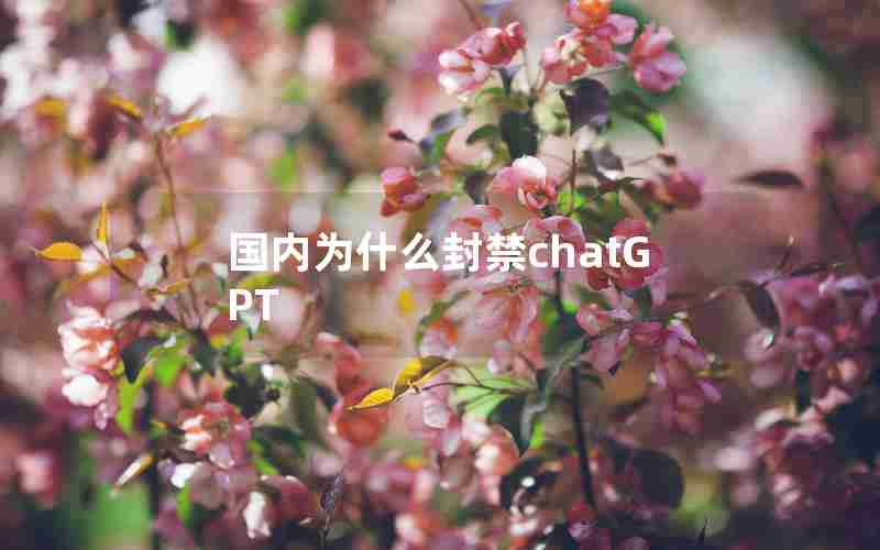 国内为什么封禁chatGPT