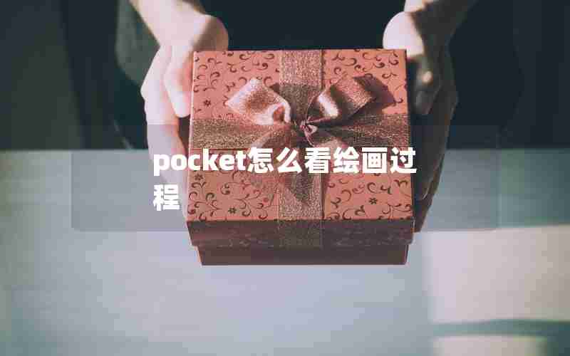 pocket怎么看绘画过程