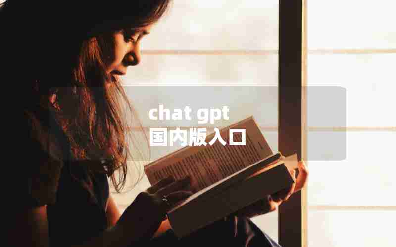 chat gpt 国内版入口