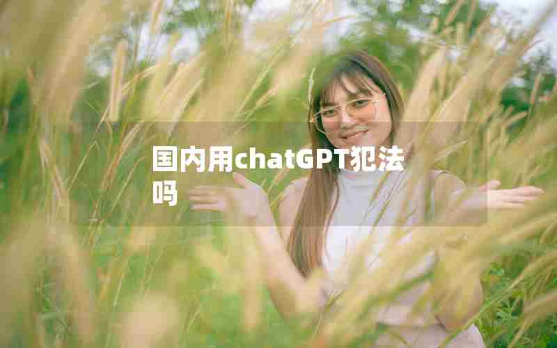 国内用chatGPT犯法吗