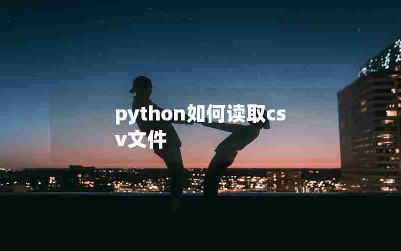 python如何读取csv文件