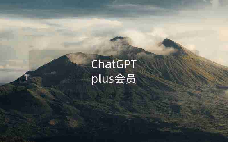 ChatGPT plus会员