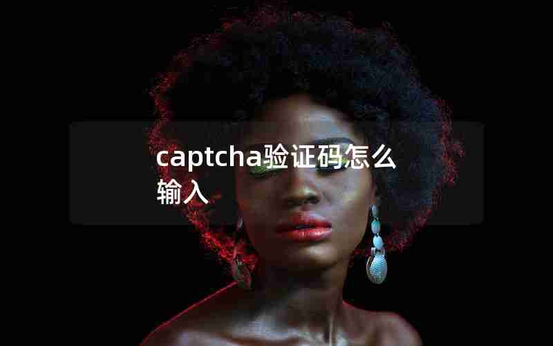 captcha验证码怎么输入