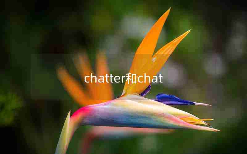 chatter和chat