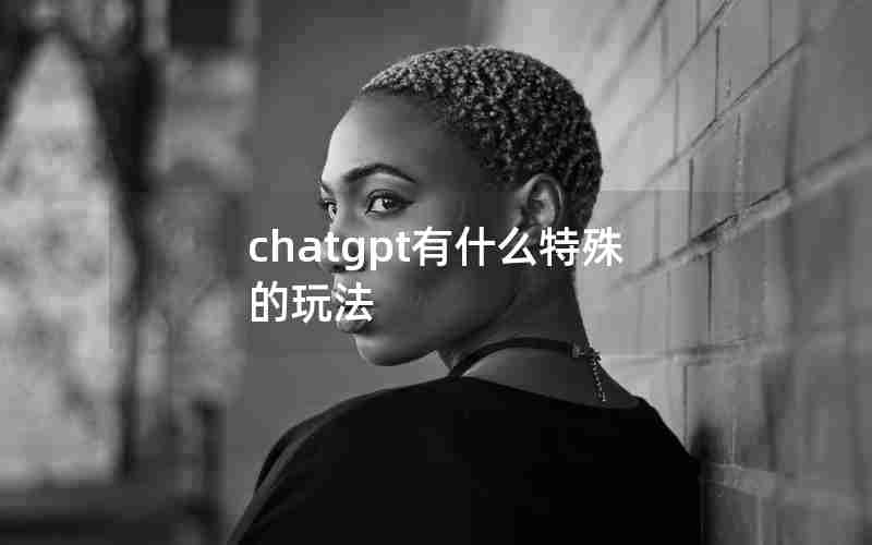 chatgpt有什么特殊的玩法