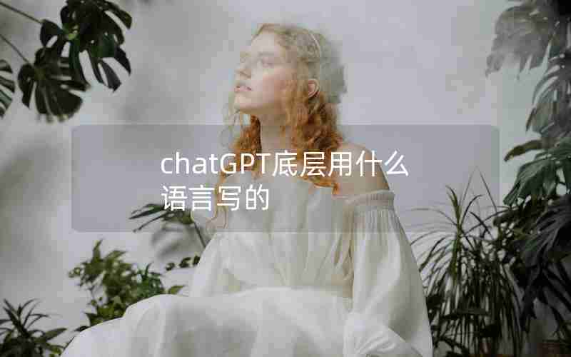 chatGPT底层用什么语言写的