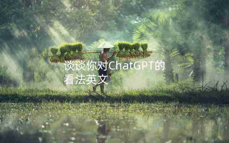 谈谈你对ChatGPT的看法英文