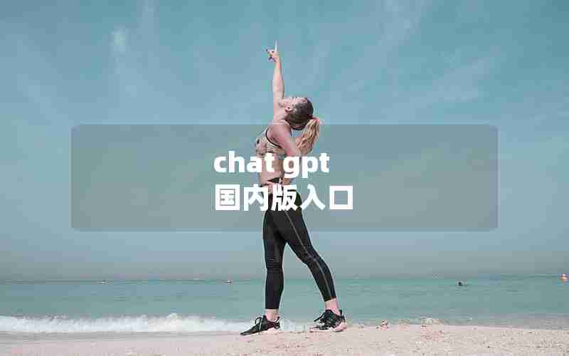 chat gpt 国内版入口