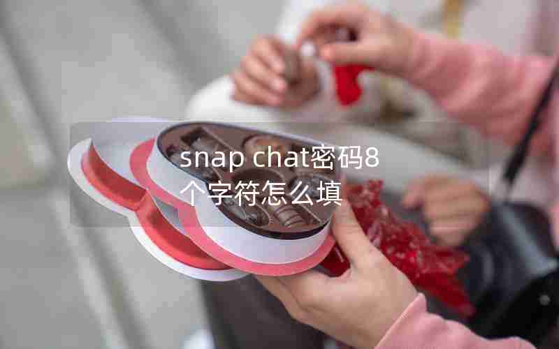 snap chat密码8个字符怎么填