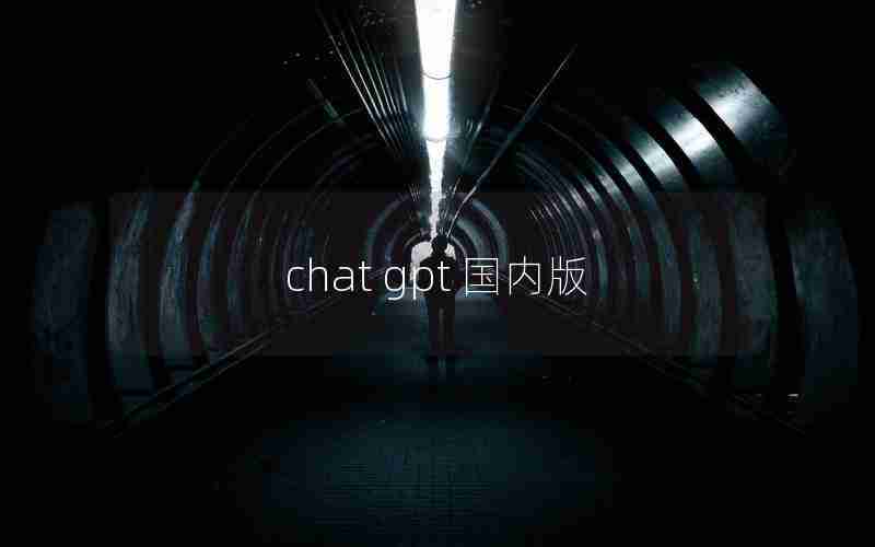 chat gpt 国内版