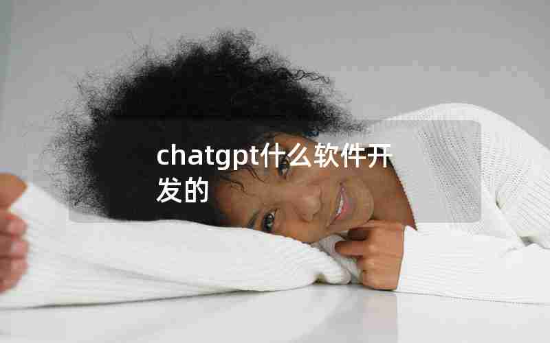 chatgpt什么软件开发的