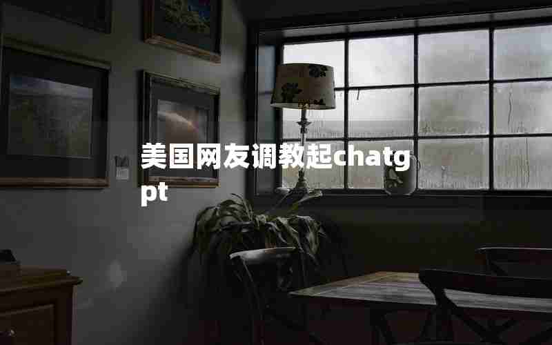 美国网友调教起chatgpt