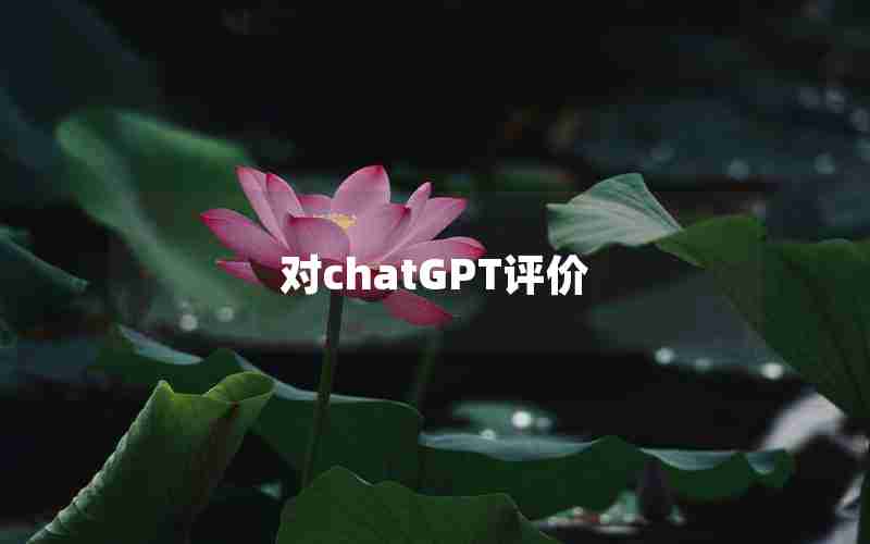 对chatGPT评价