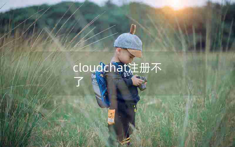 cloudchat注册不了