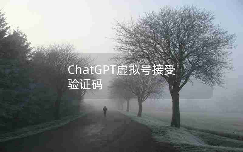 ChatGPT虚拟号接受验证码