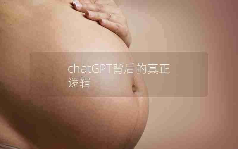 chatGPT背后的真正逻辑