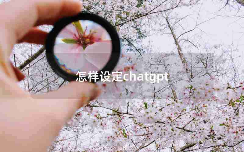 怎样设定chatgpt