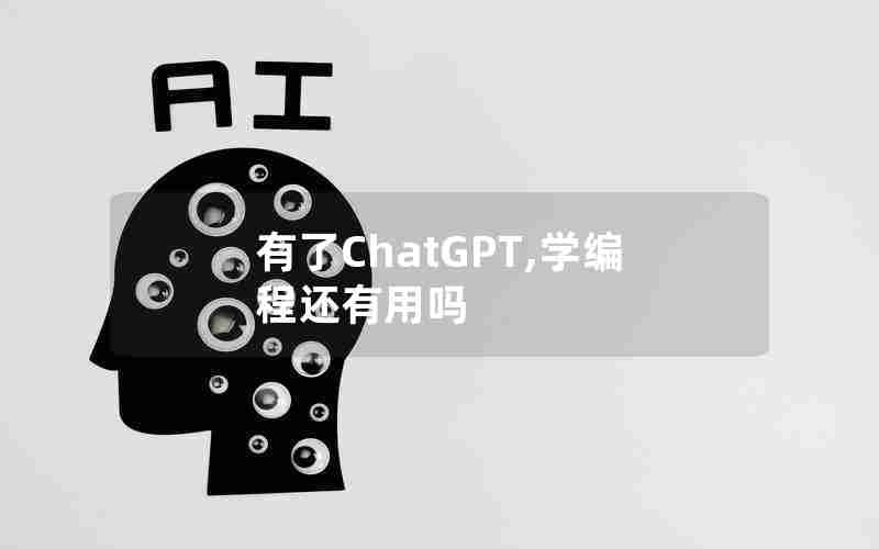 有了ChatGPT,学编程还有用吗