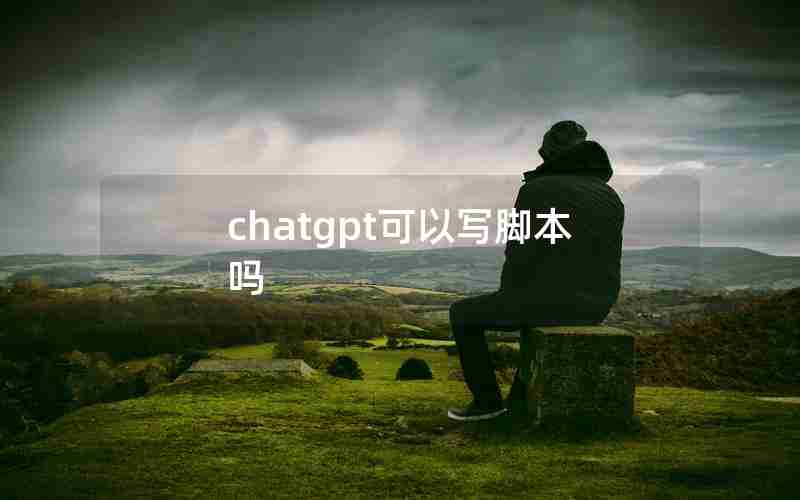 chatgpt可以写脚本吗