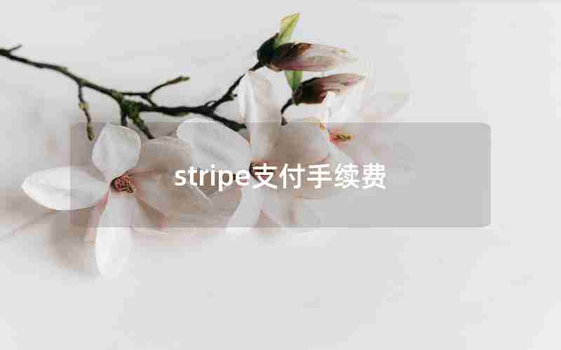 stripe支付手续费