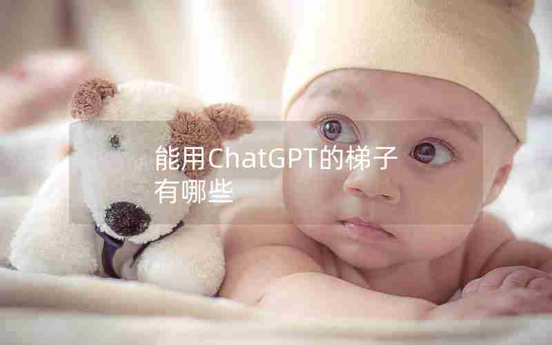 能用ChatGPT的梯子有哪些