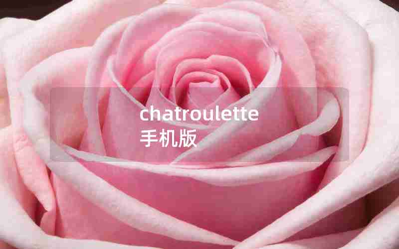 chatroulette 手机版