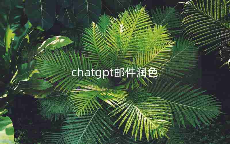 chatgpt邮件润色