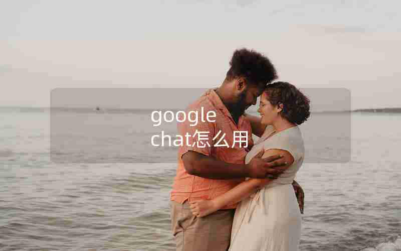 google chat怎么用