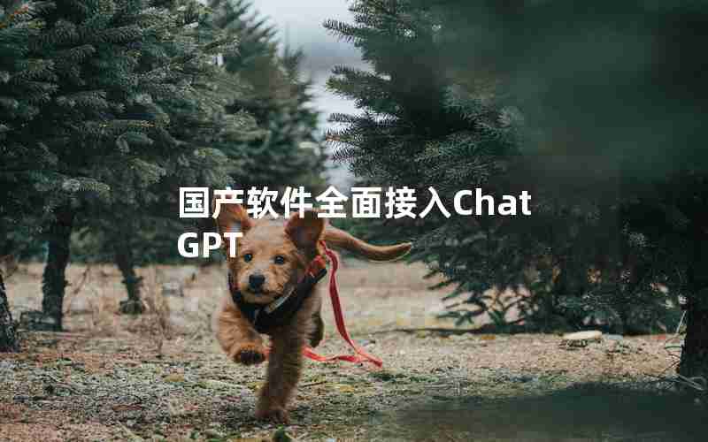 国产软件全面接入ChatGPT