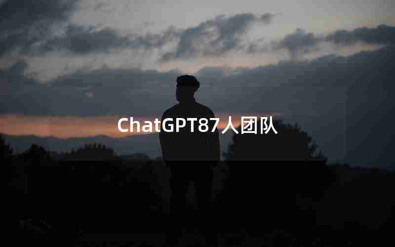 ChatGPT87人团队