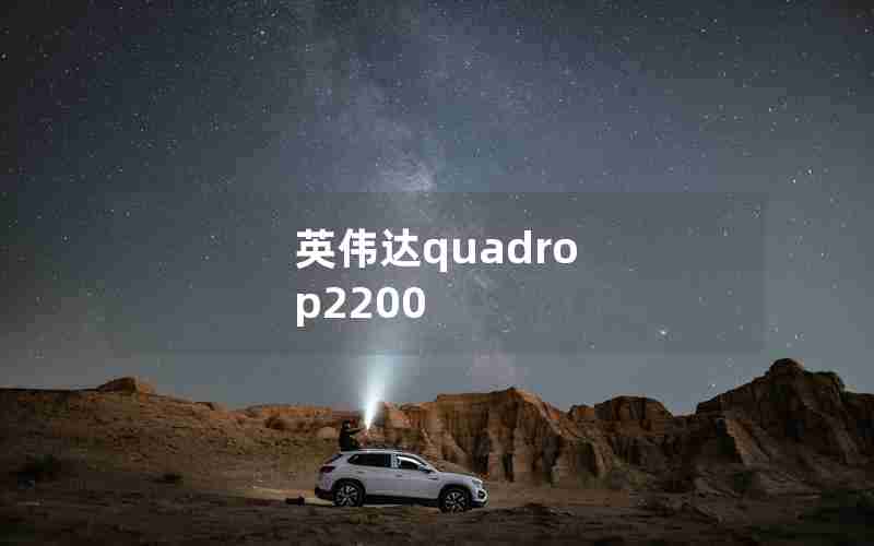 英伟达quadro p2200