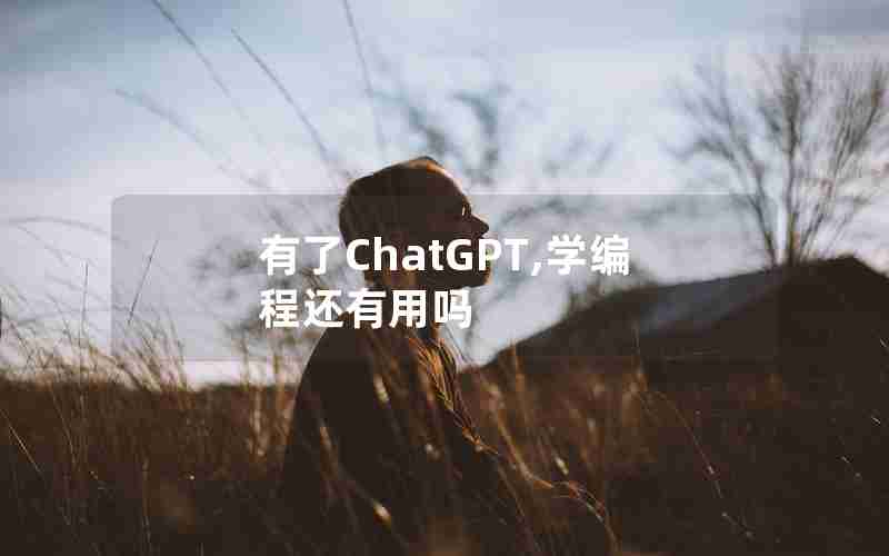 有了ChatGPT,学编程还有用吗