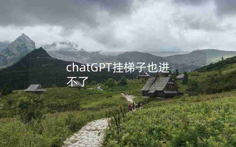 chatGPT挂梯子也进不了