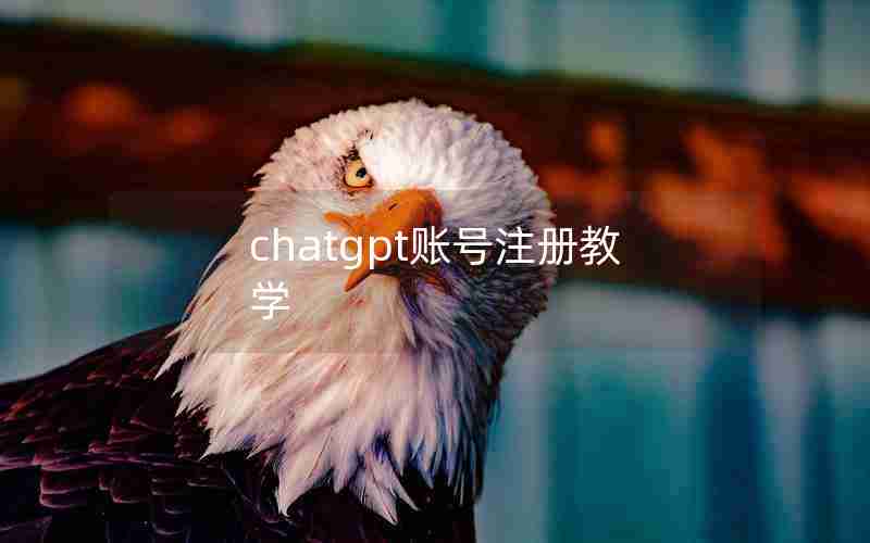 chatgpt账号注册教学