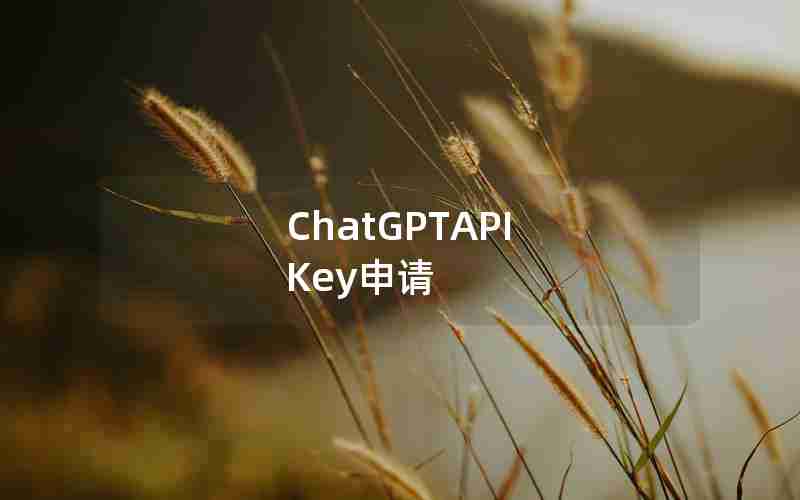 ChatGPTAPI Key申请