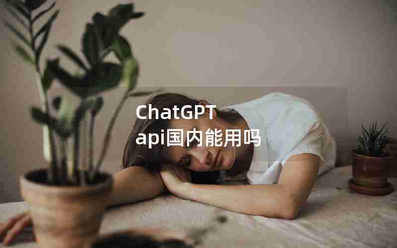 ChatGPT api国内能用吗