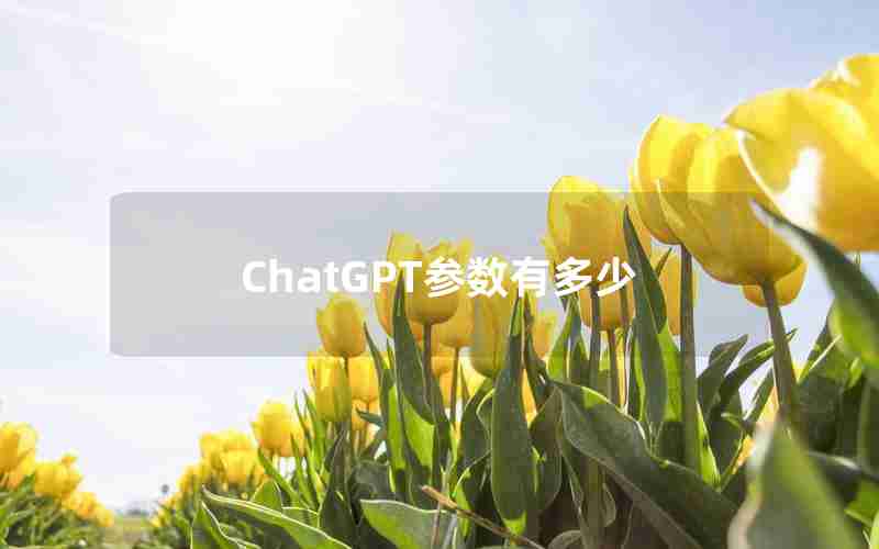 ChatGPT参数有多少