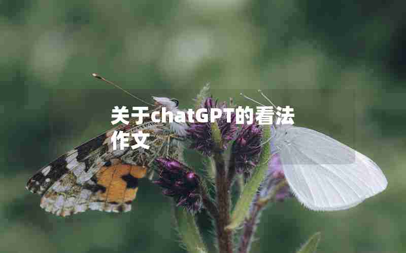 关于chatGPT的看法作文