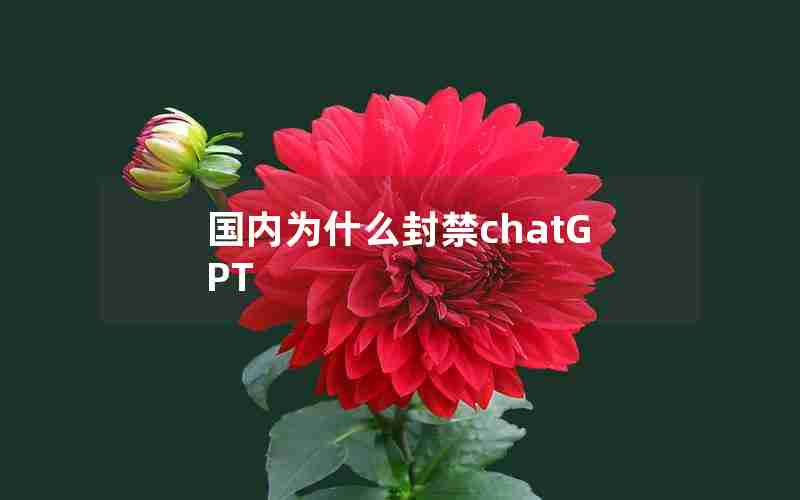 国内为什么封禁chatGPT