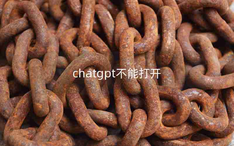 chatgpt不能打开