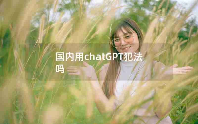 国内用chatGPT犯法吗